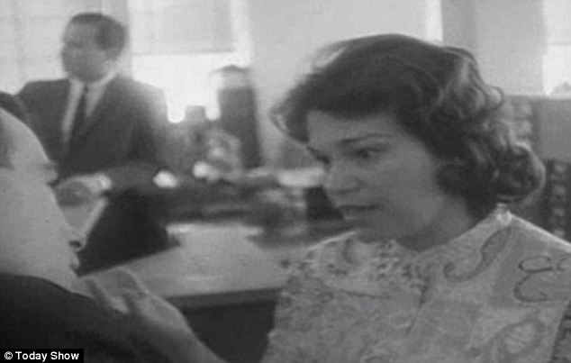 Then - Mary Ann Moorman was rushed to a local newspaper office after a reporter saw she had taken a picture...